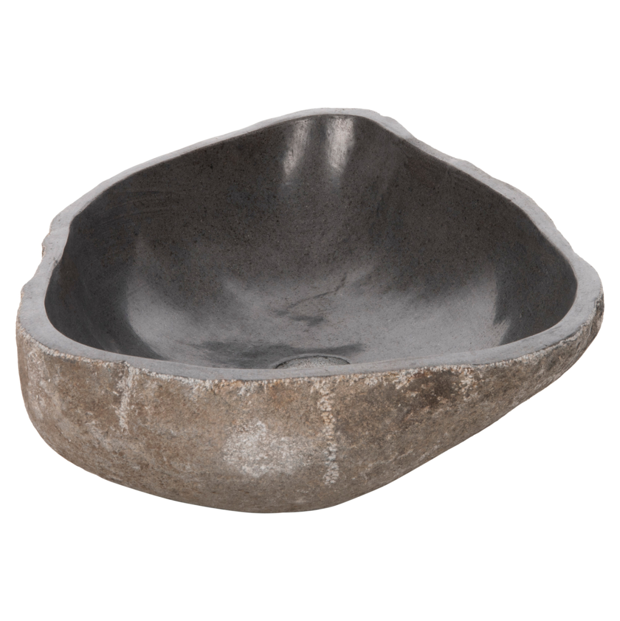 STONE SINK CARVED GREY COLOR 55x44x16Ηcm. HM4193 [4]