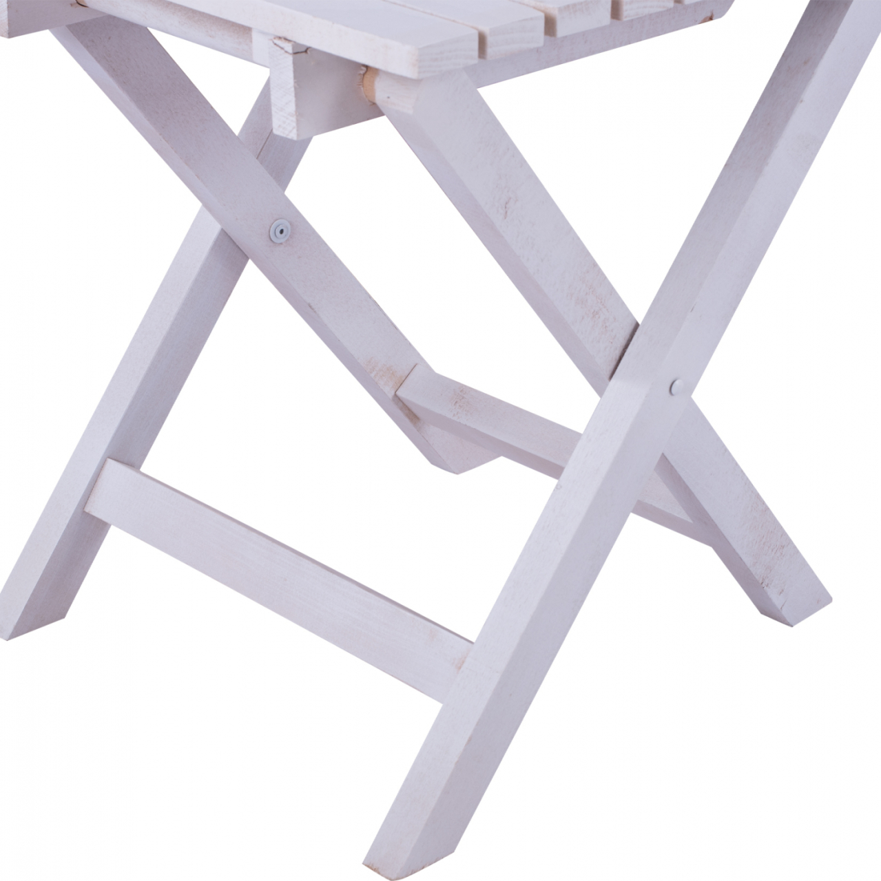 Stool- auxilliary table white 402 Koli 40x40 foldable HM288.03 40x40x44cm [5]