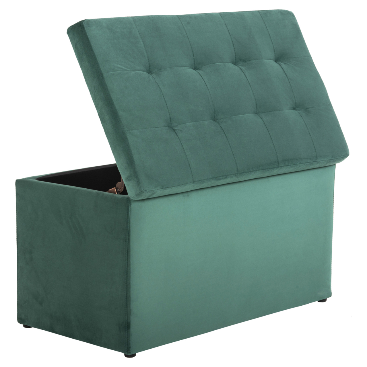 STOOL-CHEST PUNK HM279.13 CYPRESS GREEN VELVET 90x50x52H cm. [5]