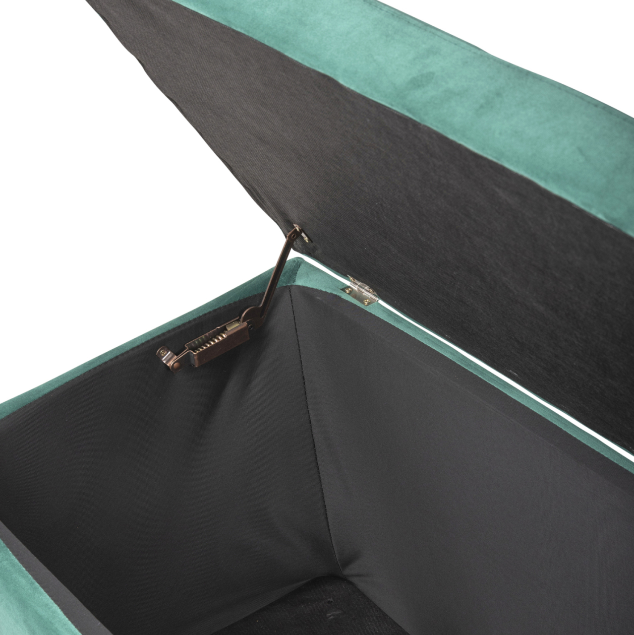 STOOL-CHEST PUNK HM279.13 CYPRESS GREEN VELVET 90x50x52H cm. [7]