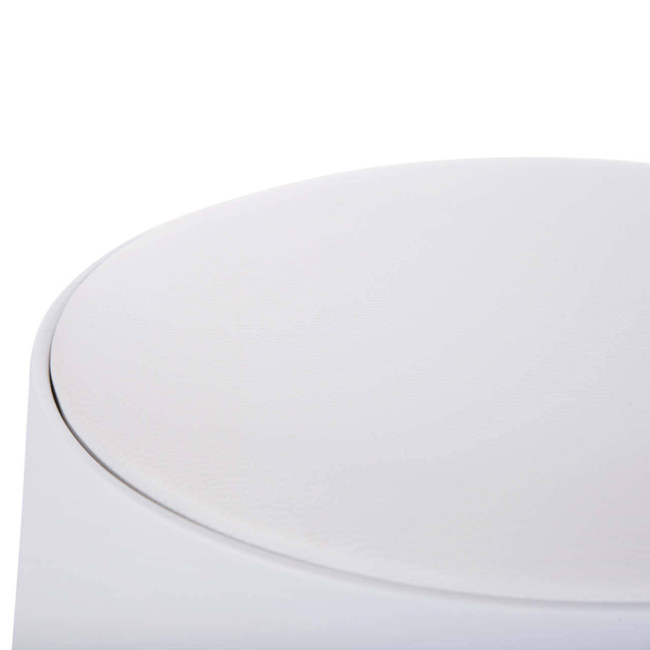 STOOL DENTY HM9619.01 POLYPROPYLENE IN WHITE-PU SEAT IN WHITE Φ30x45Hcm. [7]