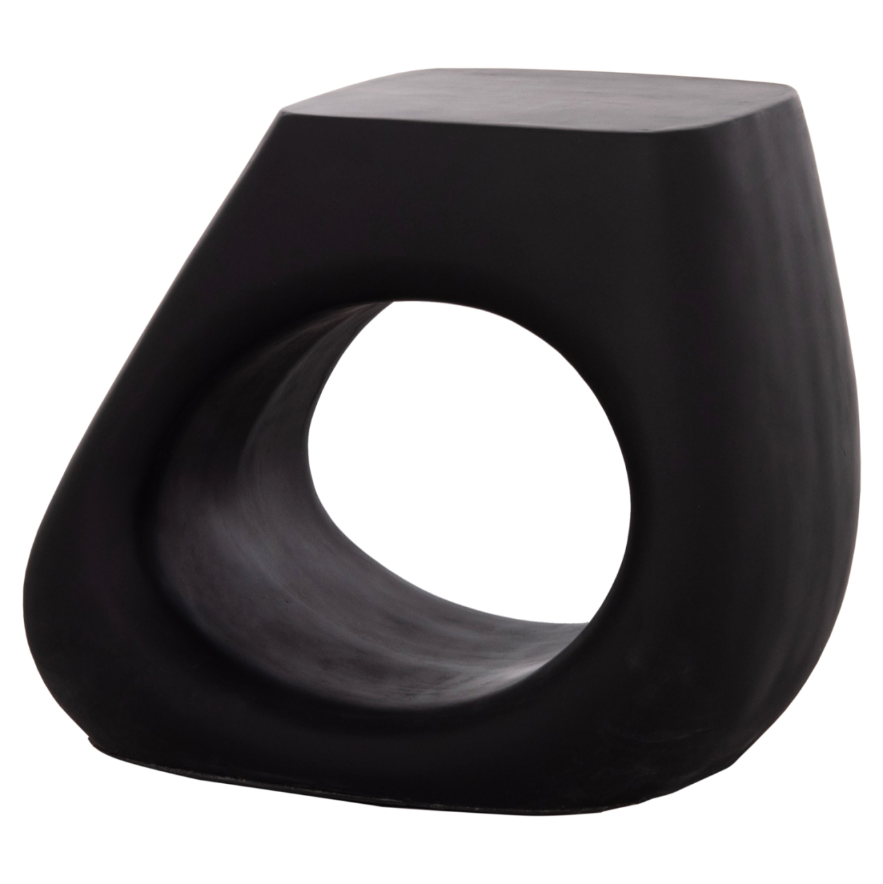STOOL LANS HM4691.01 FIBER CEMENT IN BLACK--58x28x45.5Hcm. [5]