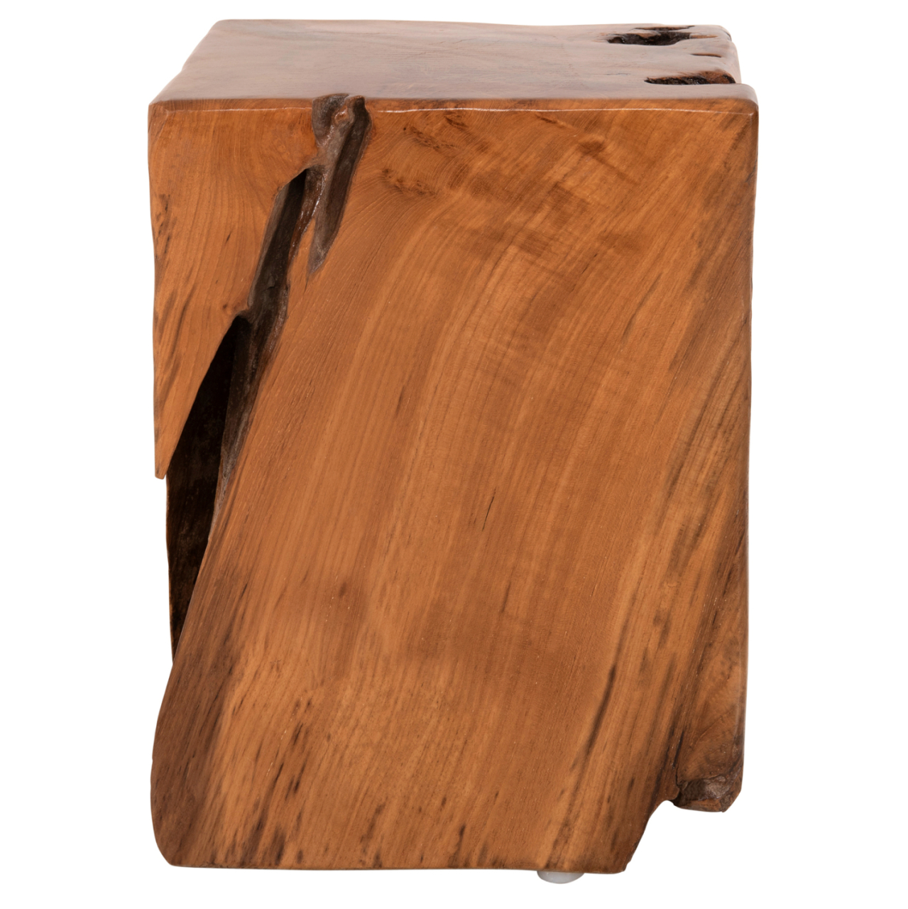 STOOL LOW HEIGHT KUMO HM7893 SOLID TEAK WOOD IN NATURAL COLOR 30X30X40Hcm. [3]