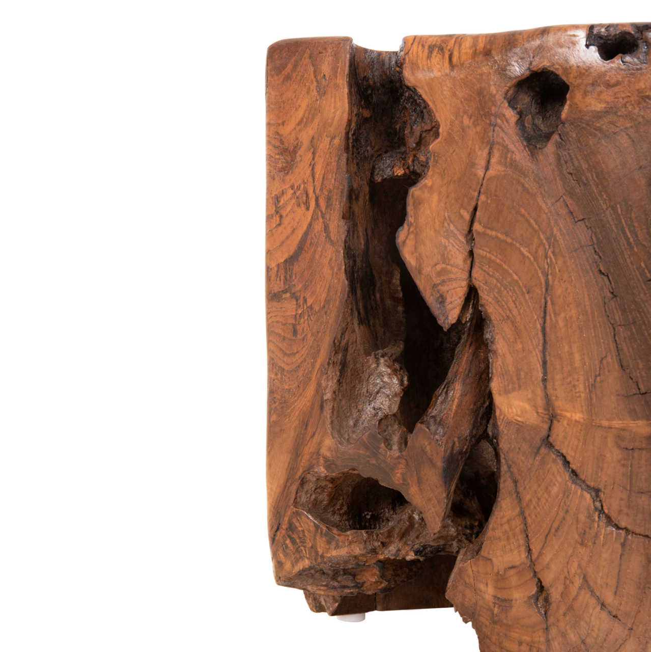 STOOL LOW HEIGHT KUMO HM7893 SOLID TEAK WOOD IN NATURAL COLOR 30X30X40Hcm. [6]