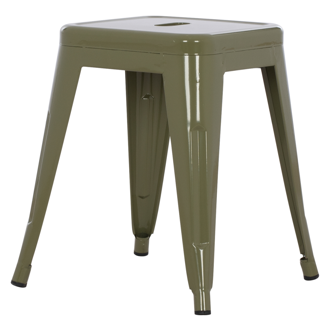 STOOL MELITA HM0096.43 METAL IN DARK OLIVE COLOR 37x37x45Hcm. [4]