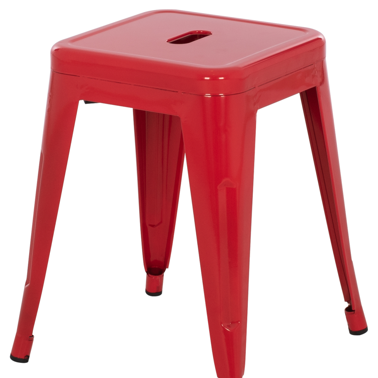 STOOL MELITA HM0096.44 METAL IN RED COLOR 37x37x45Hcm. [5]