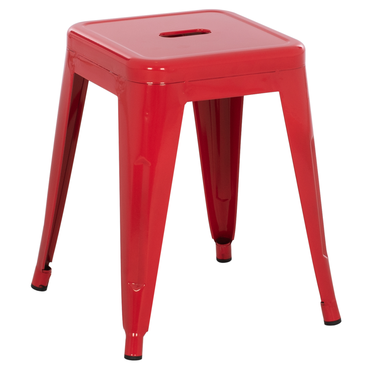 STOOL MELITA HM0096.44 METAL IN RED COLOR 37x37x45Hcm. [4]