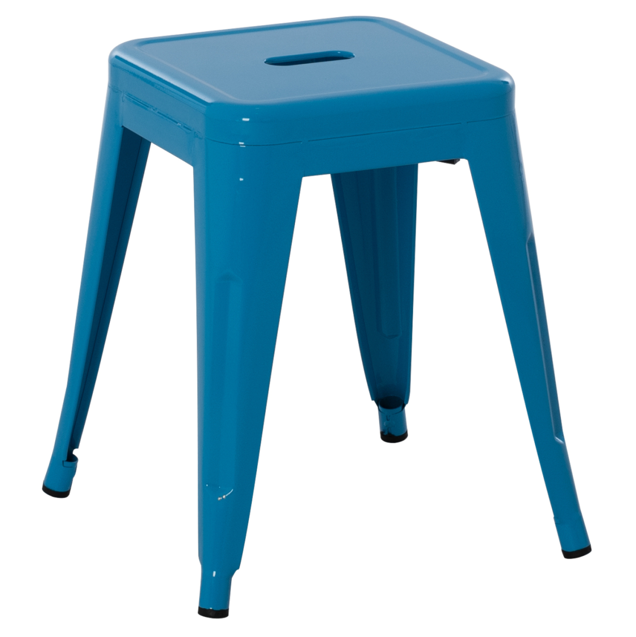 STOOL MELITA HM0096.48 METAL IN BLUE COLOR 37x37x45Hcm. [4]