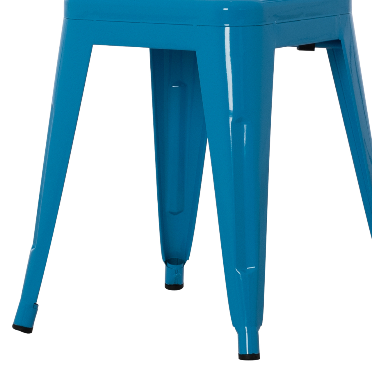 STOOL MELITA HM0096.48 METAL IN BLUE COLOR 37x37x45Hcm. [5]