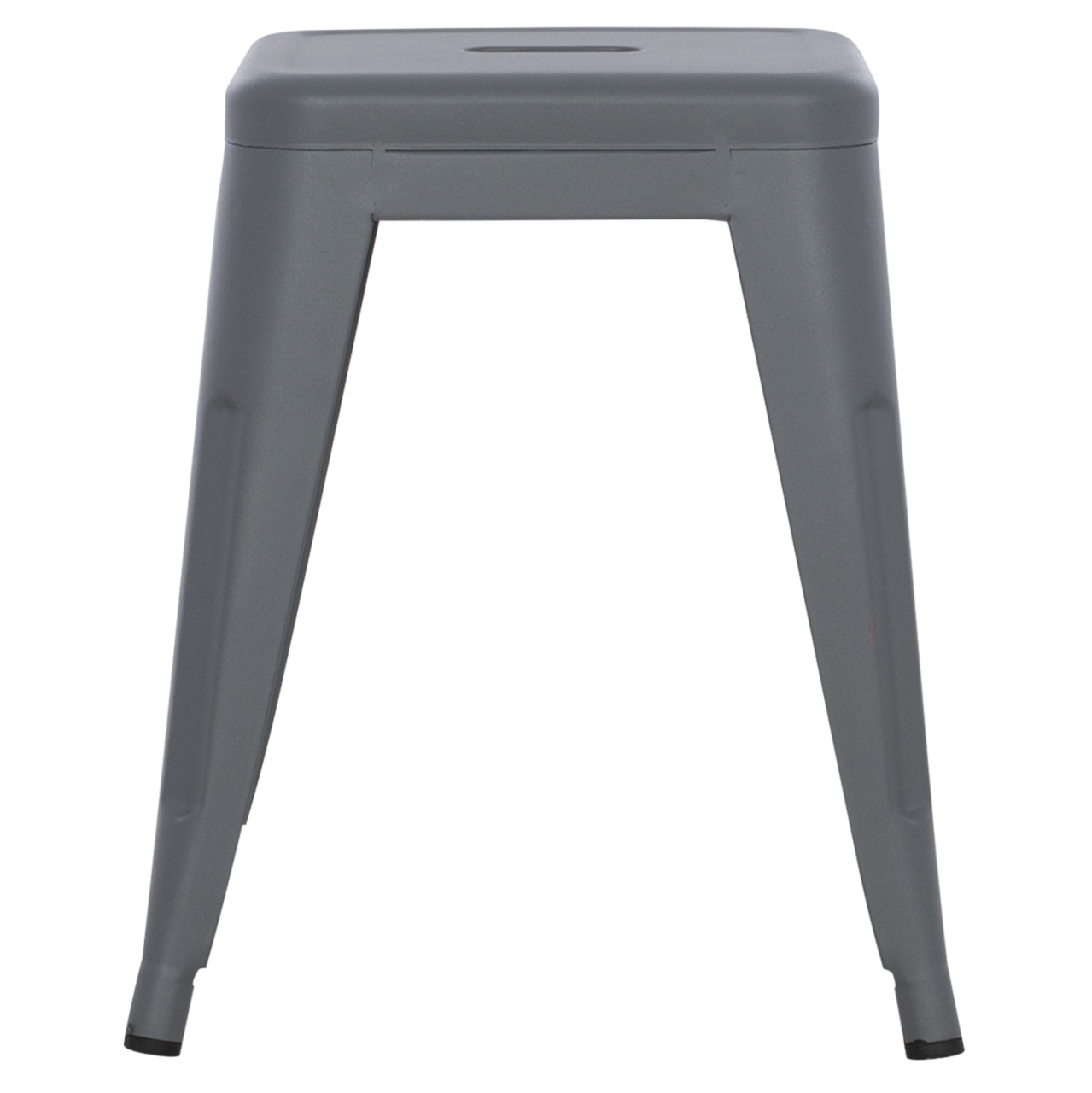 STOOL MELITA HM0096.50 METAL IN MATTE GREY COLOR 37x37x45Hcm. [3]