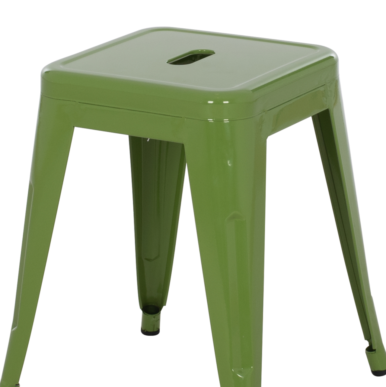STOOL MELITA HM0096.53 METAL IN LIGHT OLIVE GREEN COLOR 37x37x45Hcm. [5]