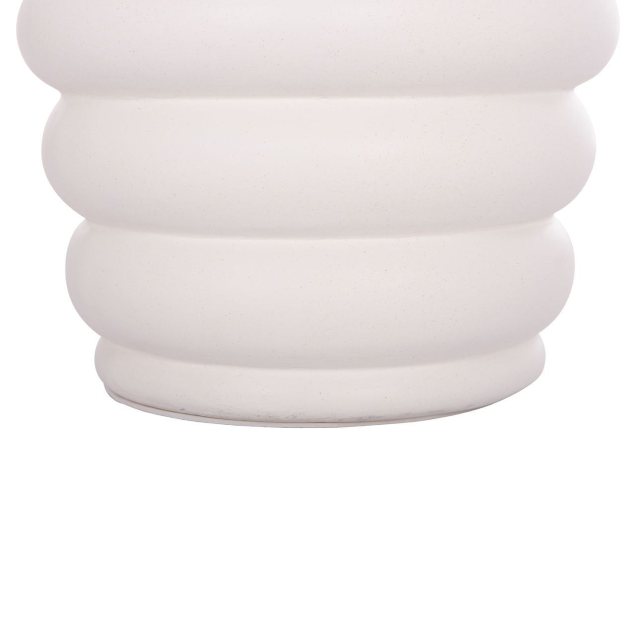 STOOL PUFFAT HM18172.02 FIBER CEMENT IN WHITE-TEAK WOOD TOP Φ45x46Hcm. [10]