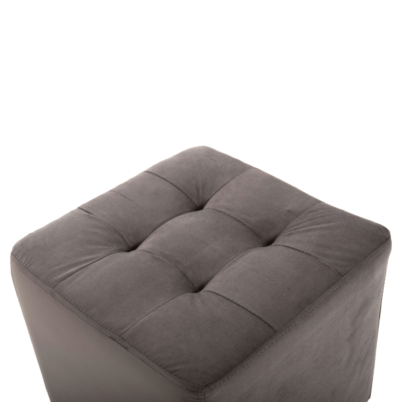 STOOL PUNK HM264.11 GREY VELVET 39Χ39Χ36Hcm. [6]