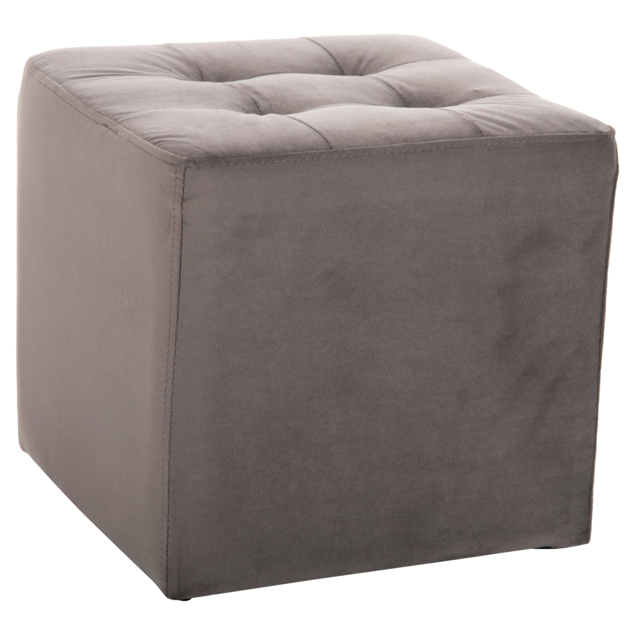 STOOL PUNK HM264.11 GREY VELVET 39Χ39Χ36Hcm. [3]