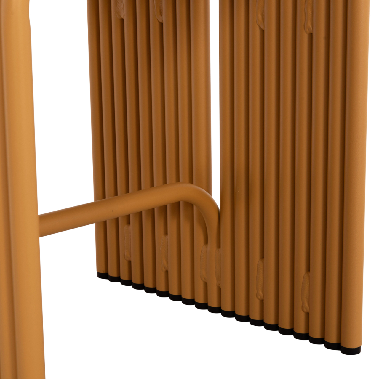 STOOL SERIES INTREPID HM6325.06 ALUMINUM IN MUSTARD YELLOW COLOR 40x38x42.5Hcm. [6]