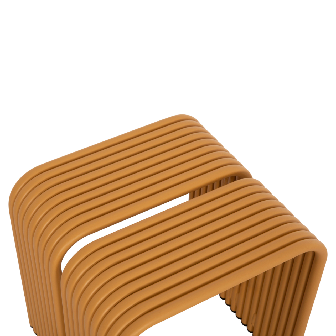 STOOL SERIES INTREPID HM6325.06 ALUMINUM IN MUSTARD YELLOW COLOR 40x38x42.5Hcm. [5]