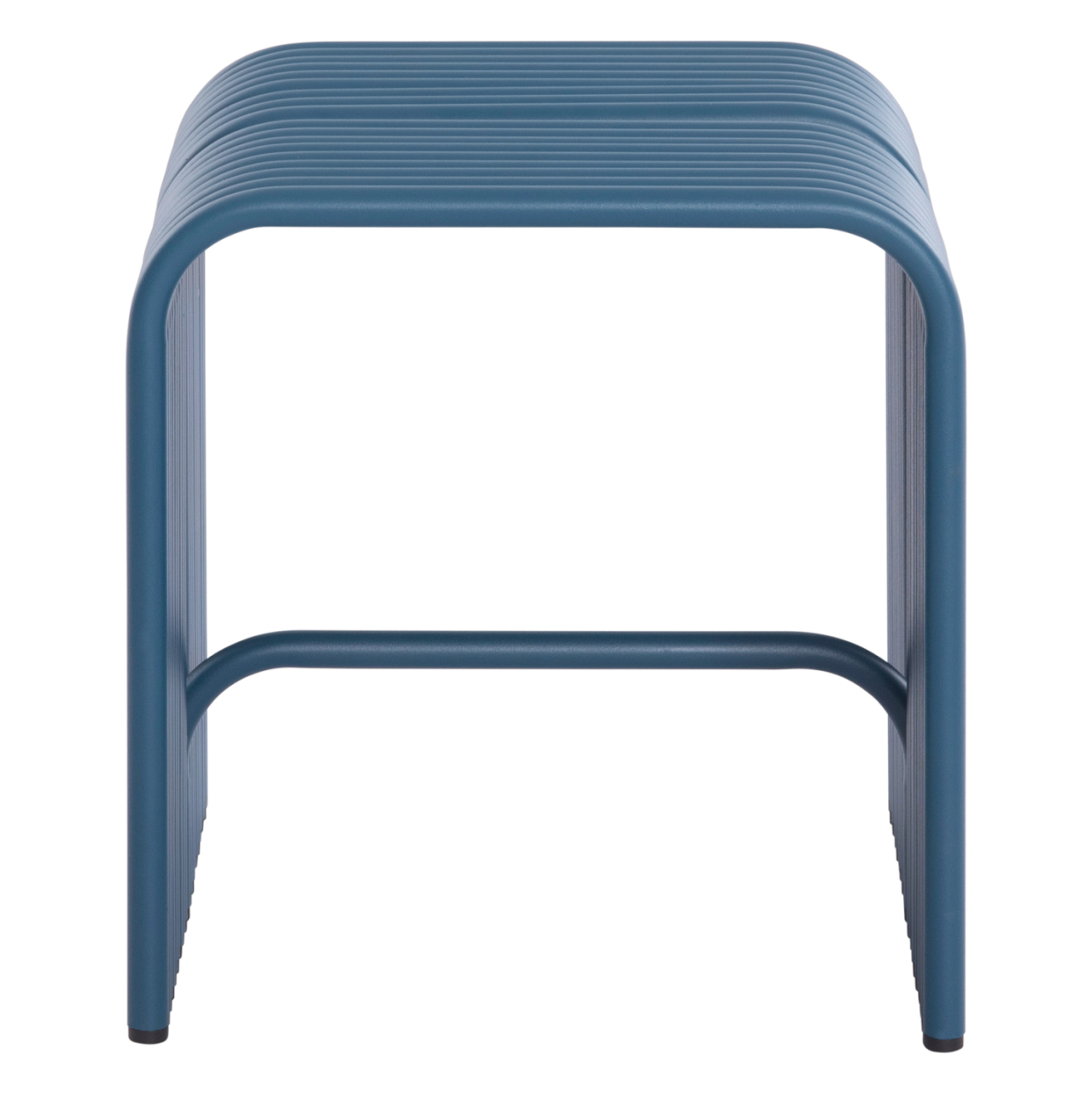 STOOL SERIES INTREPID HM6325.08 ALUMINUM IN BLUE COLOR 40x38x42,5Hcm. [3]