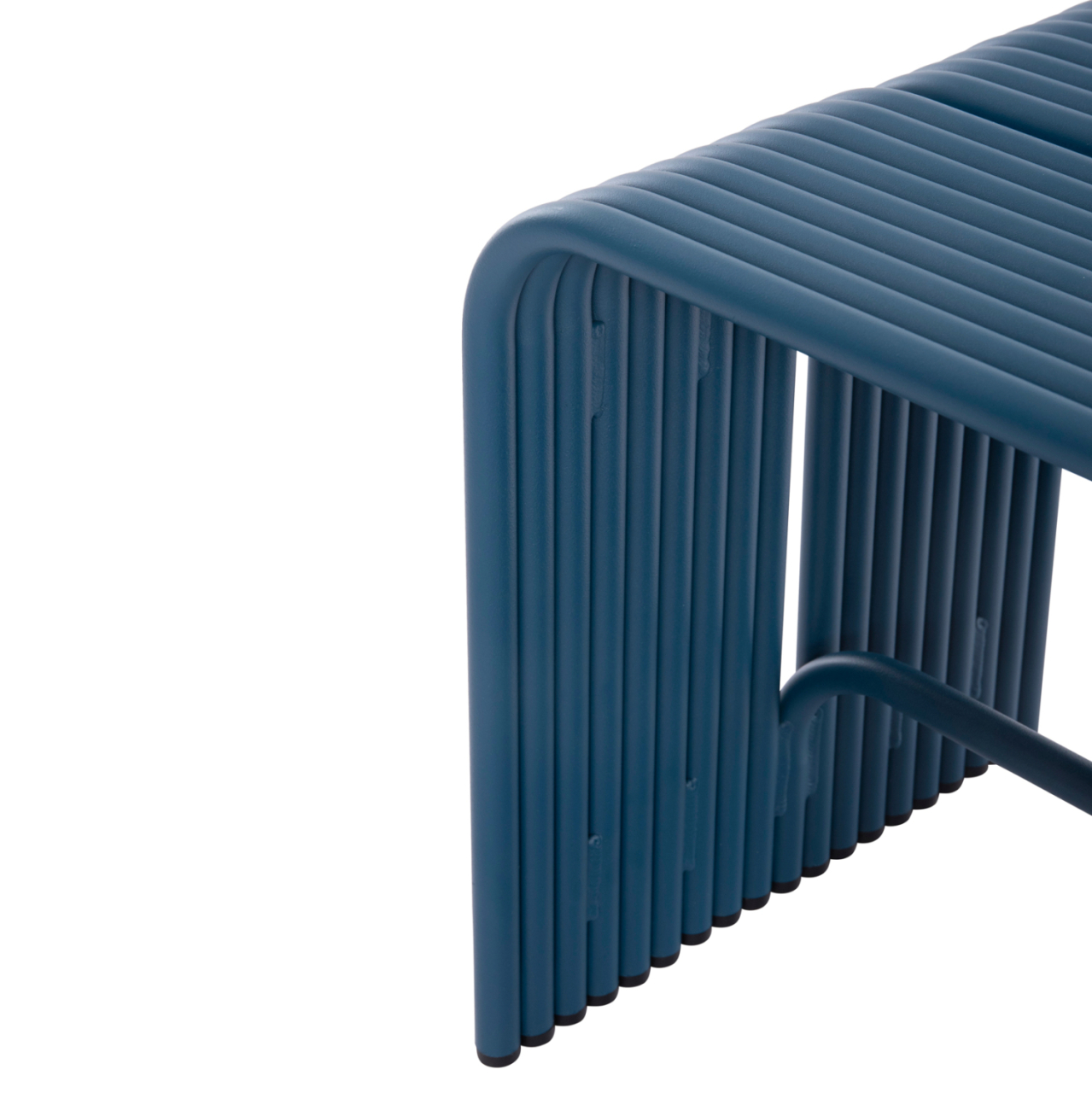 STOOL SERIES INTREPID HM6325.08 ALUMINUM IN BLUE COLOR 40x38x42,5Hcm. [6]