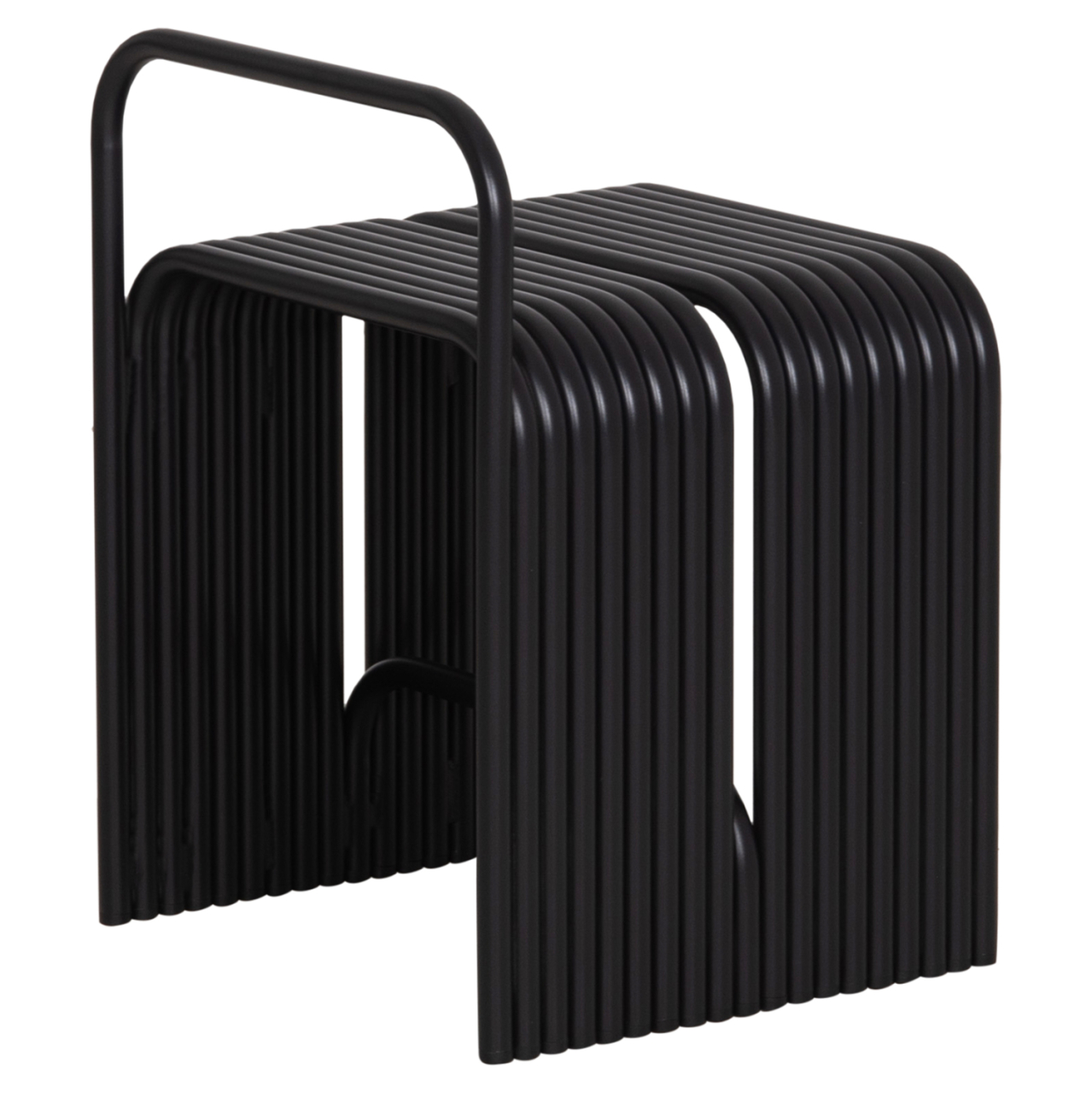 STOOL SERIES INTREPID HM6326.01 ALUMINUM IN BLACK 40x38x55Hcm. [6]
