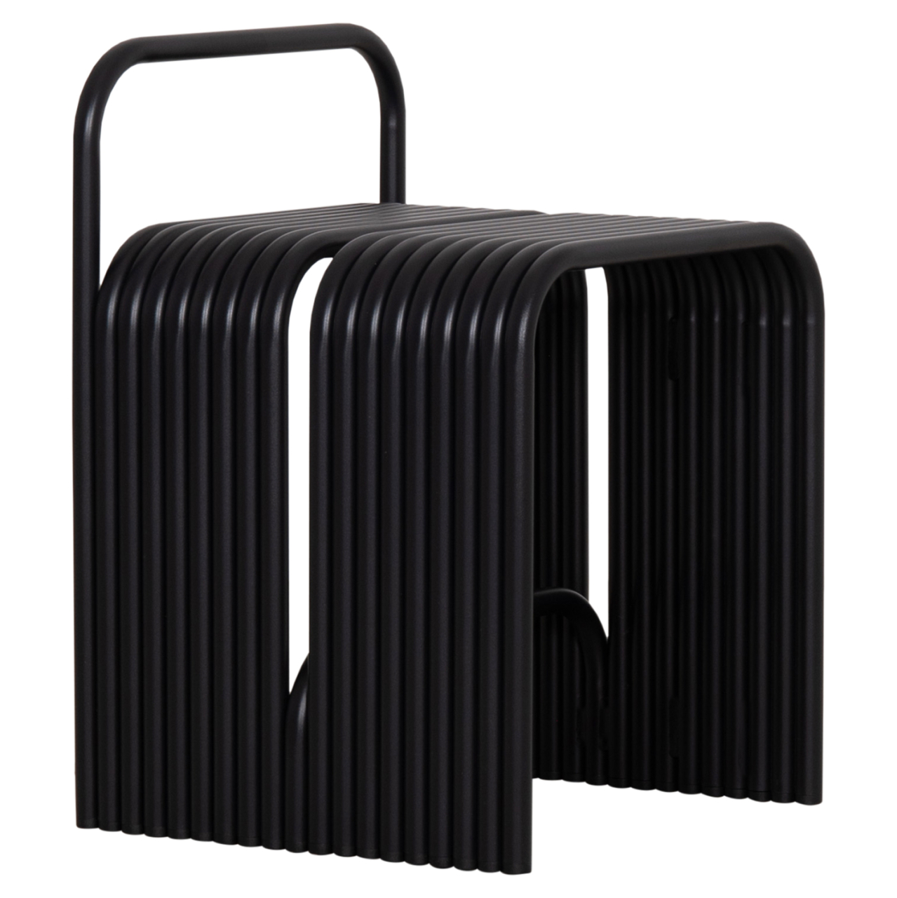 STOOL SERIES INTREPID HM6326.01 ALUMINUM IN BLACK 40x38x55Hcm. [4]