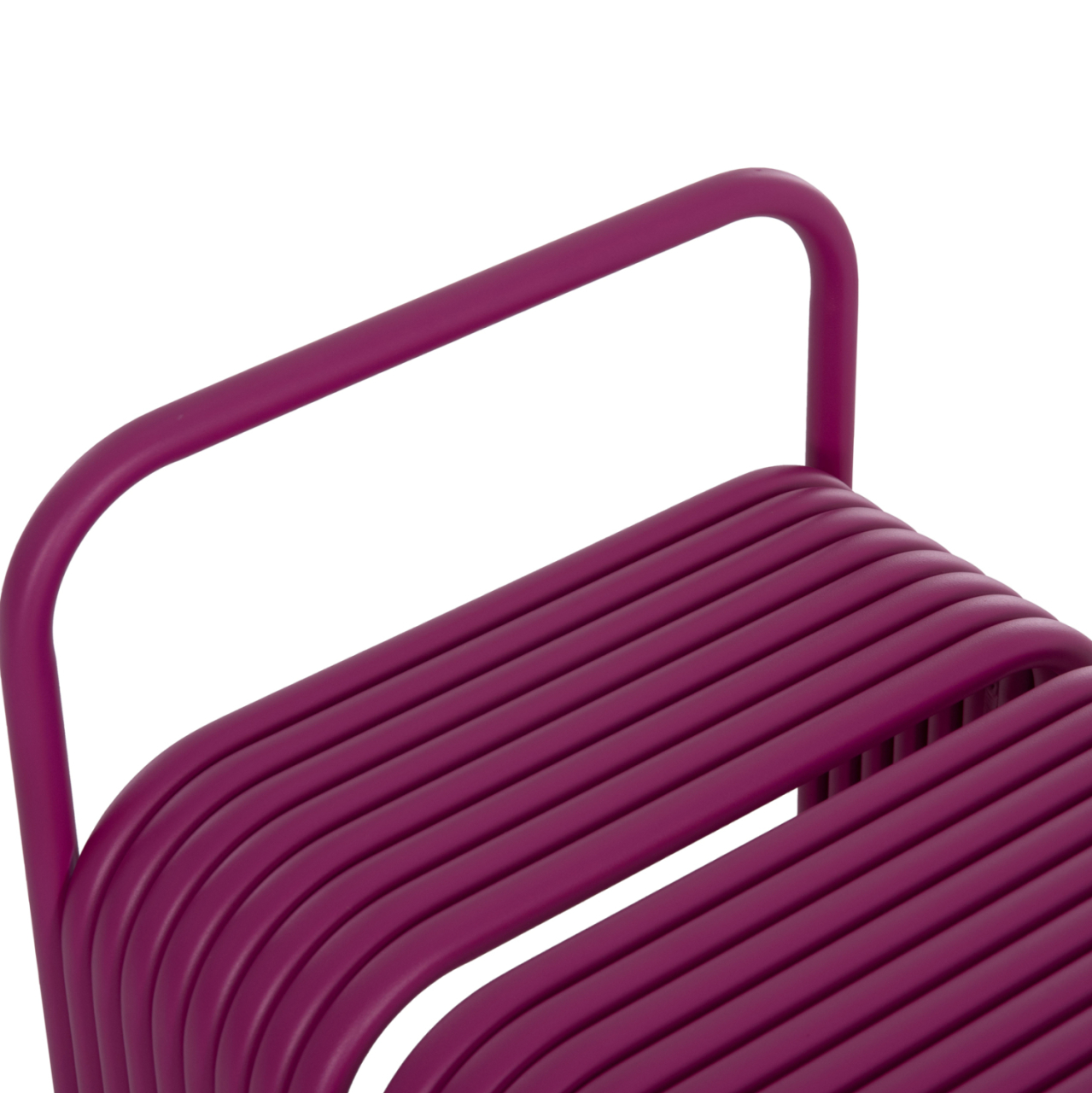STOOL SERIES INTREPID HM6326.05 ALUMINUM IN PURPLE COLOR 40x38x55Hcm. [7]