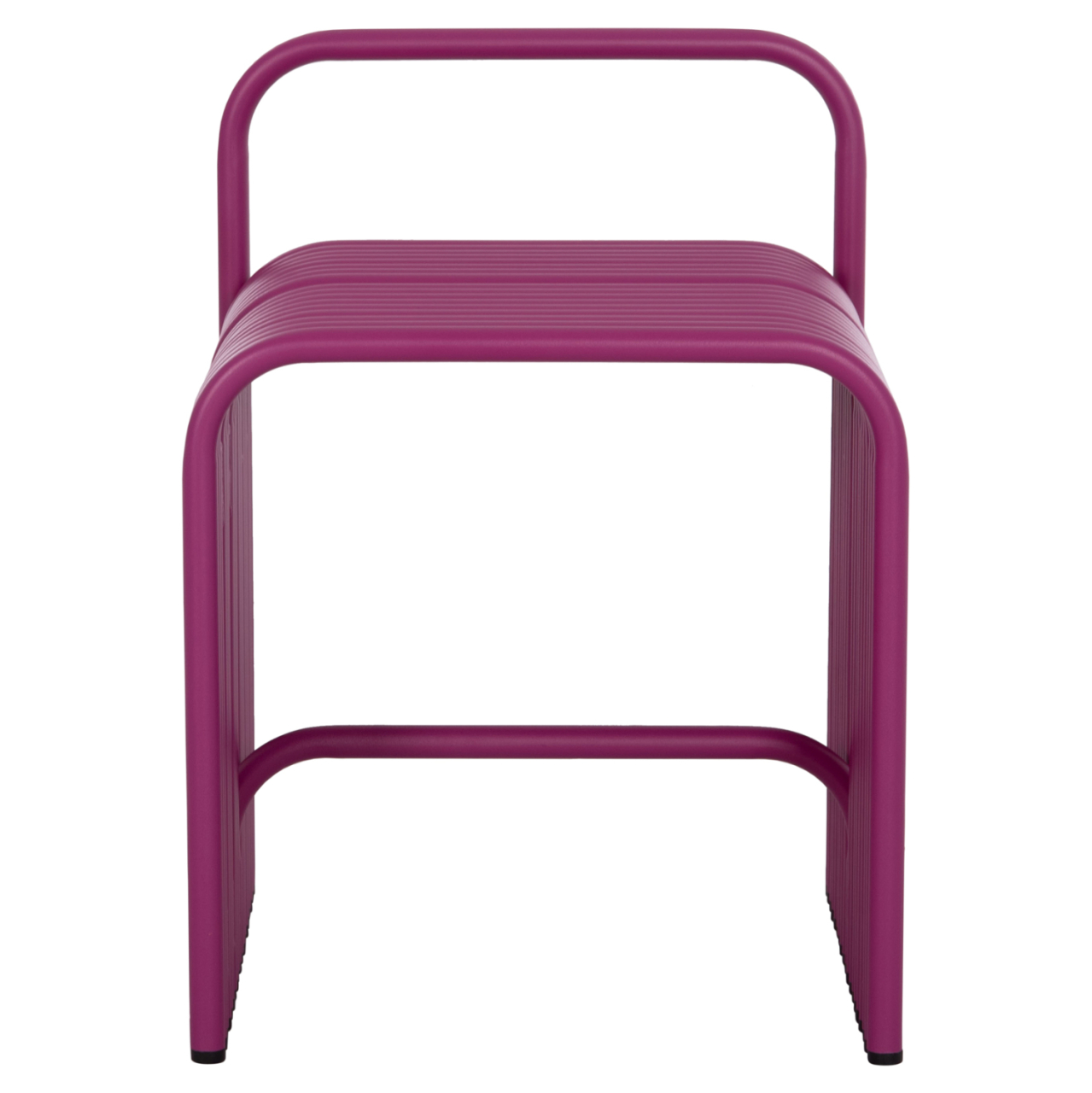 STOOL SERIES INTREPID HM6326.05 ALUMINUM IN PURPLE COLOR 40x38x55Hcm. [3]