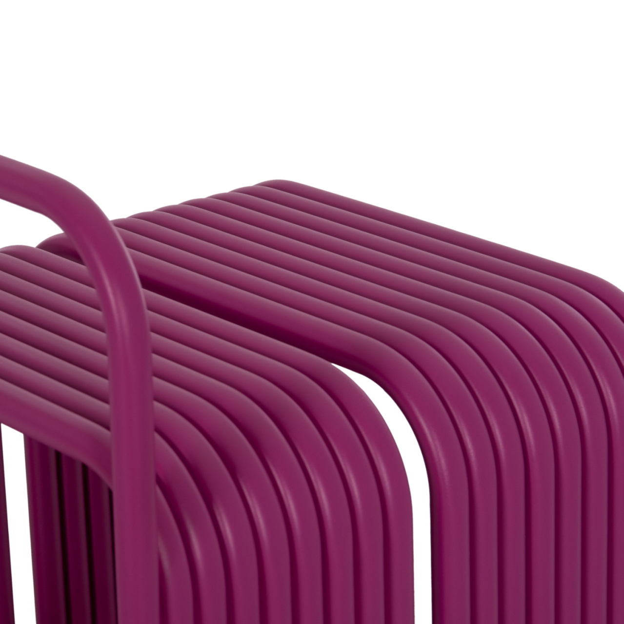 STOOL SERIES INTREPID HM6326.05 ALUMINUM IN PURPLE COLOR 40x38x55Hcm. [9]
