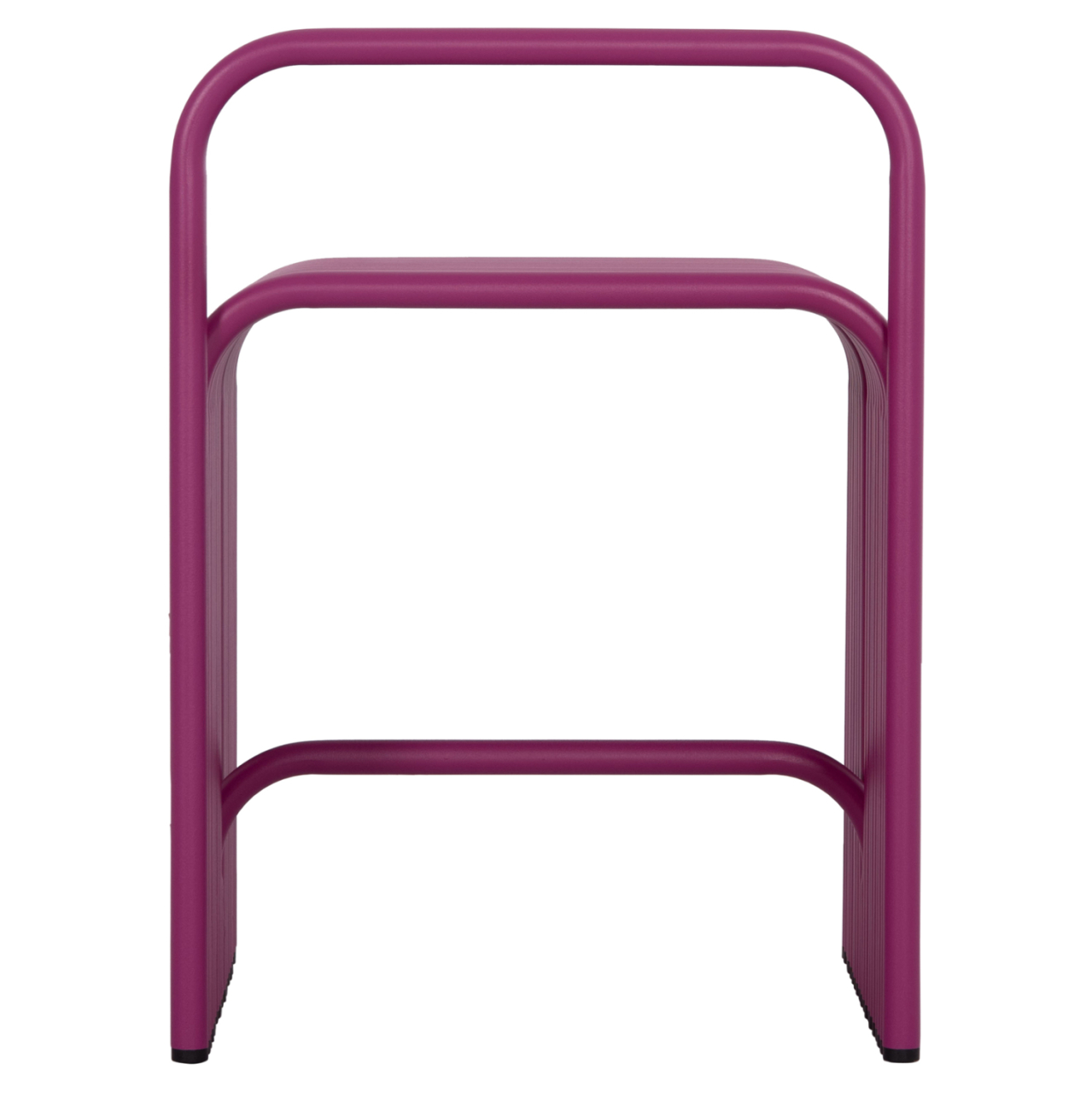 STOOL SERIES INTREPID HM6326.05 ALUMINUM IN PURPLE COLOR 40x38x55Hcm. [6]