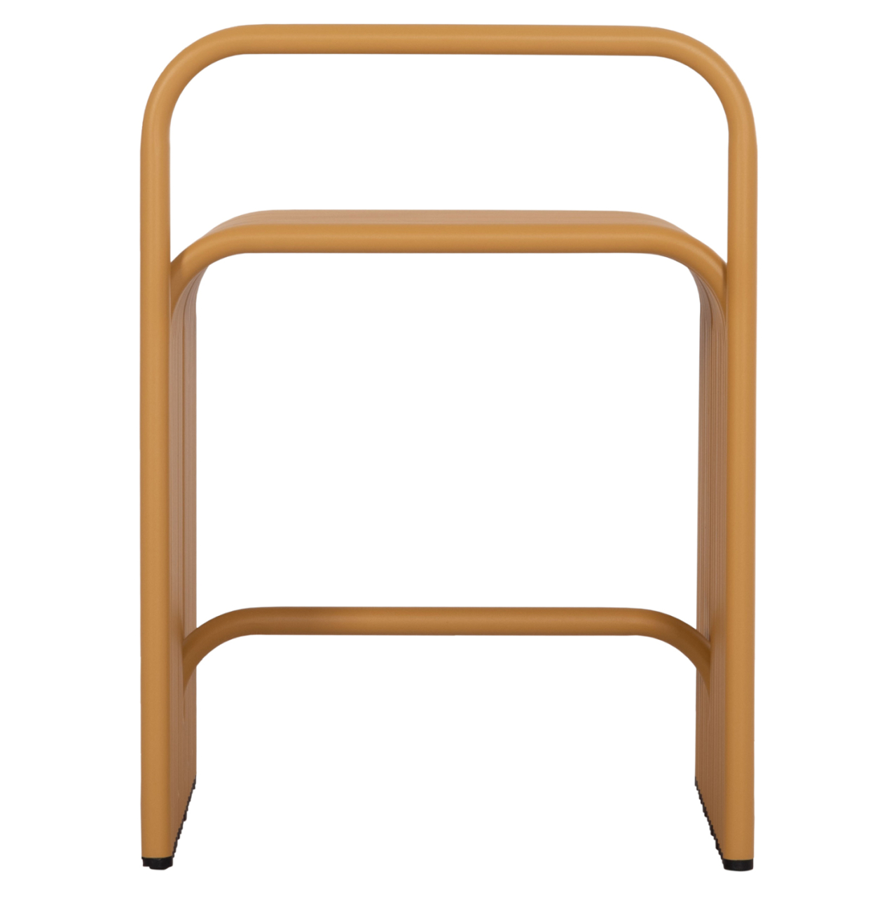 STOOL SERIES INTREPID HM6326.06 ALUMINUM IN MUSTARD YELLOW COLOR 40x38x55Hcm. [6]