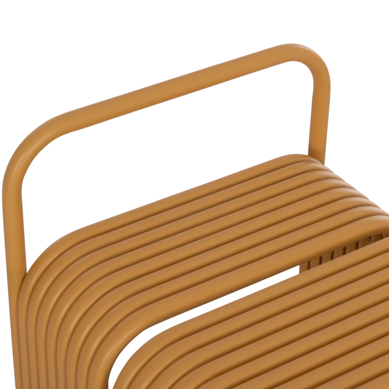 STOOL SERIES INTREPID HM6326.06 ALUMINUM IN MUSTARD YELLOW COLOR 40x38x55Hcm. [7]