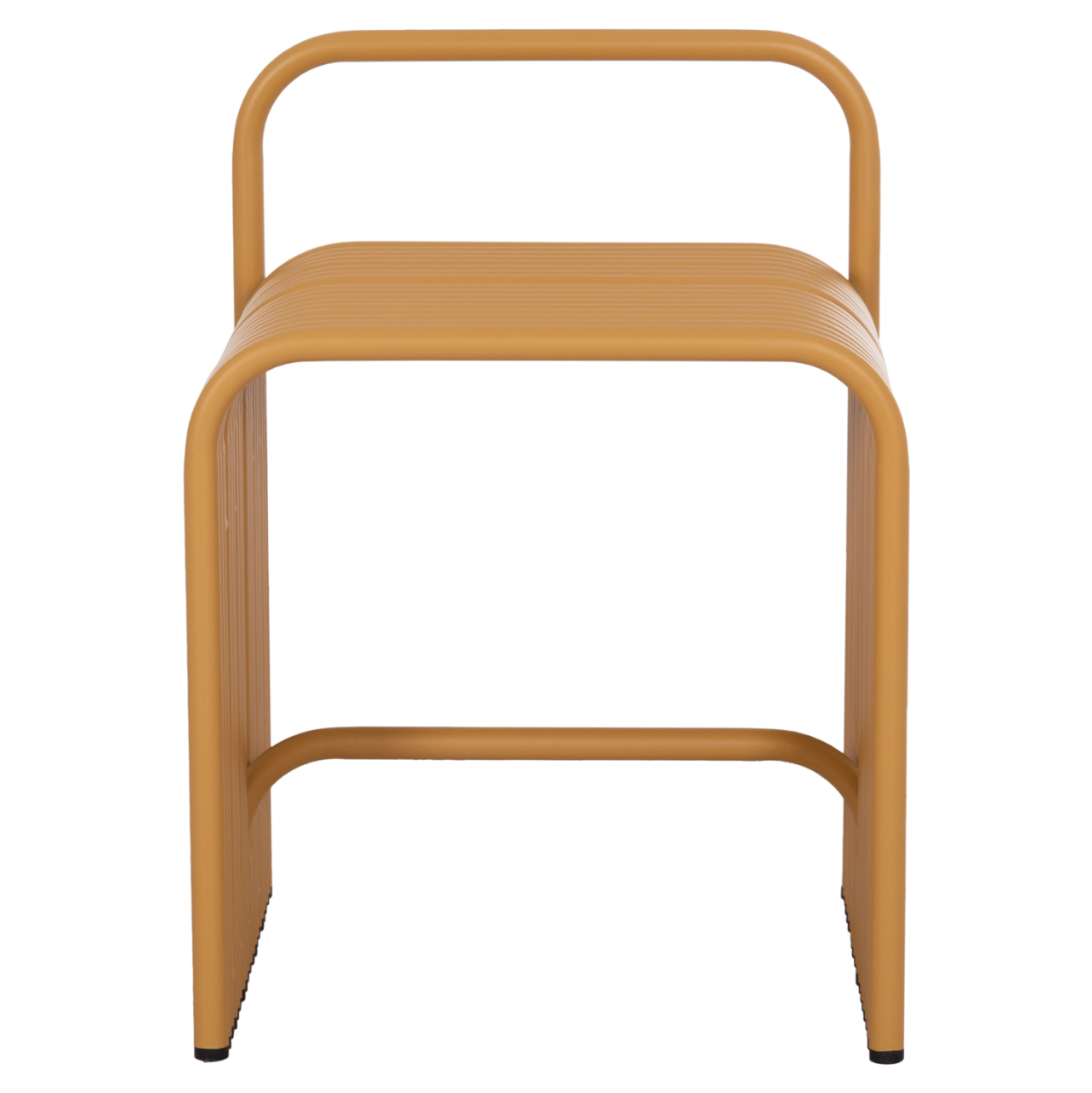 STOOL SERIES INTREPID HM6326.06 ALUMINUM IN MUSTARD YELLOW COLOR 40x38x55Hcm. [3]