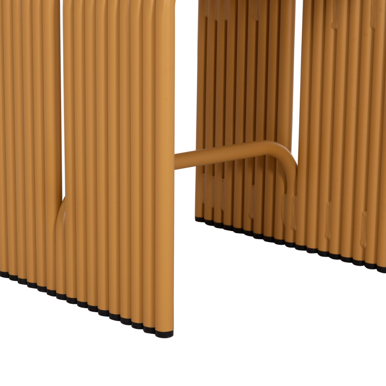 STOOL SERIES INTREPID HM6326.06 ALUMINUM IN MUSTARD YELLOW COLOR 40x38x55Hcm. [8]