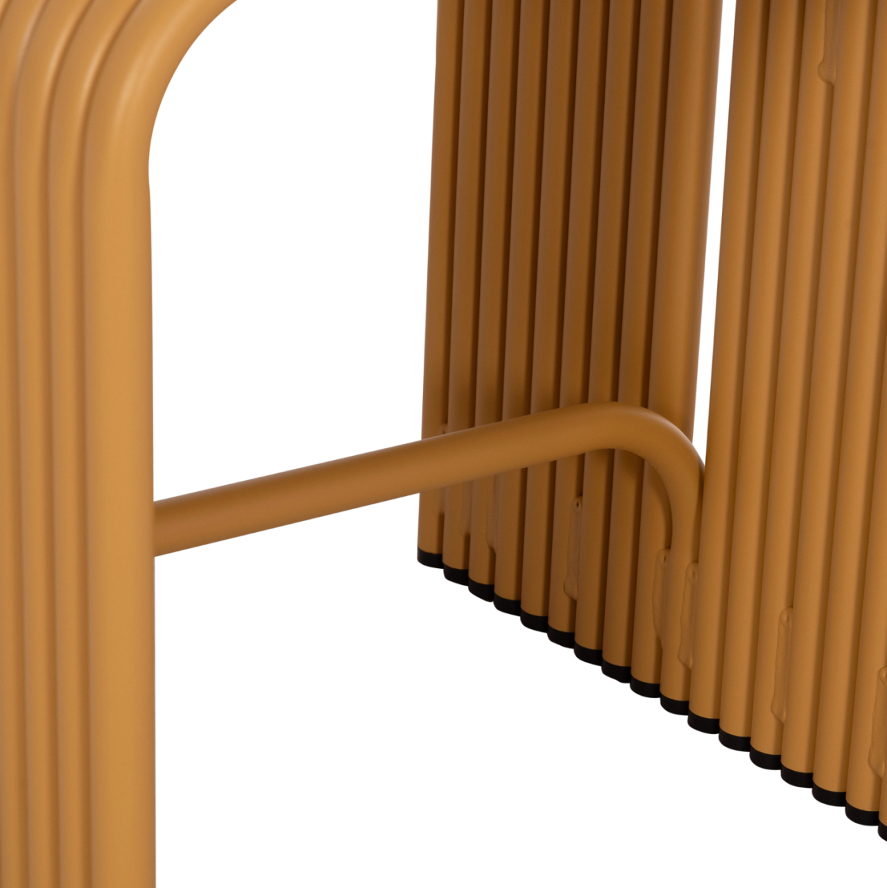 STOOL SERIES INTREPID HM6326.06 ALUMINUM IN MUSTARD YELLOW COLOR 40x38x55Hcm. [9]