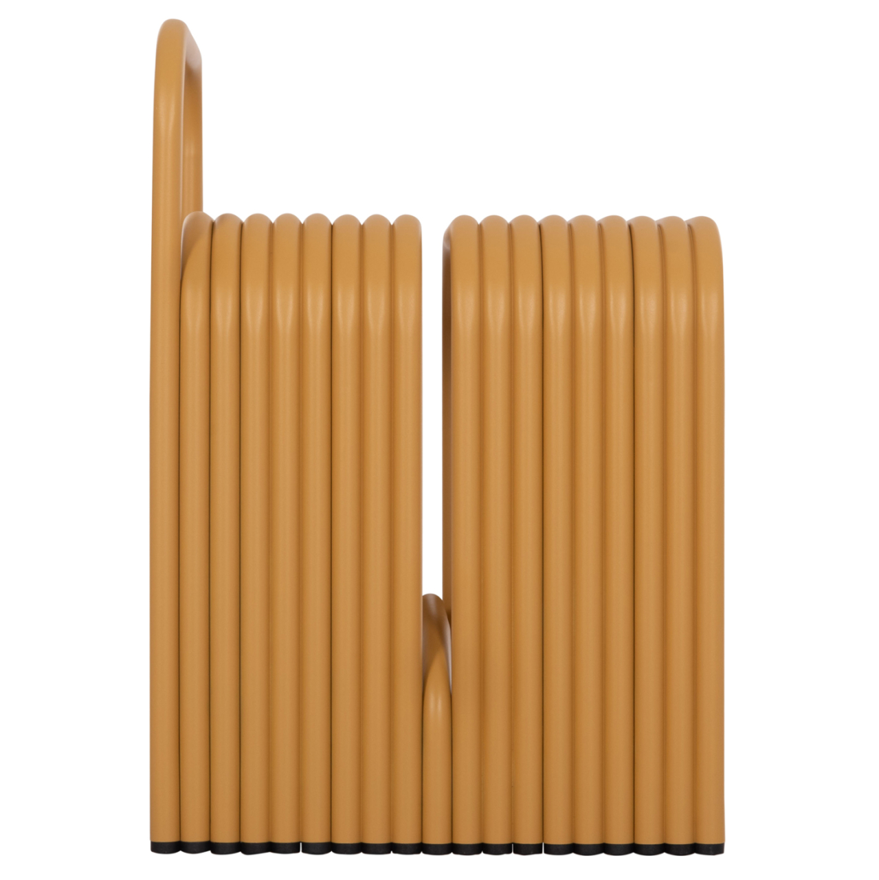 STOOL SERIES INTREPID HM6326.06 ALUMINUM IN MUSTARD YELLOW COLOR 40x38x55Hcm. [4]