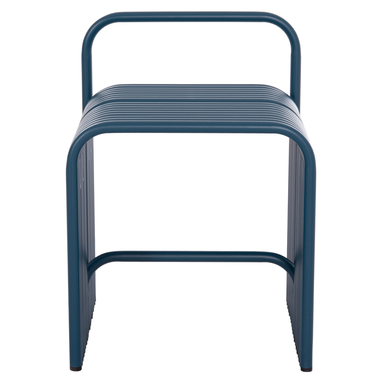 STOOL SERIES INTREPID HM6326.08 ALUMINUM IN BLUE COLOR 40x38x55Hcm. [3]