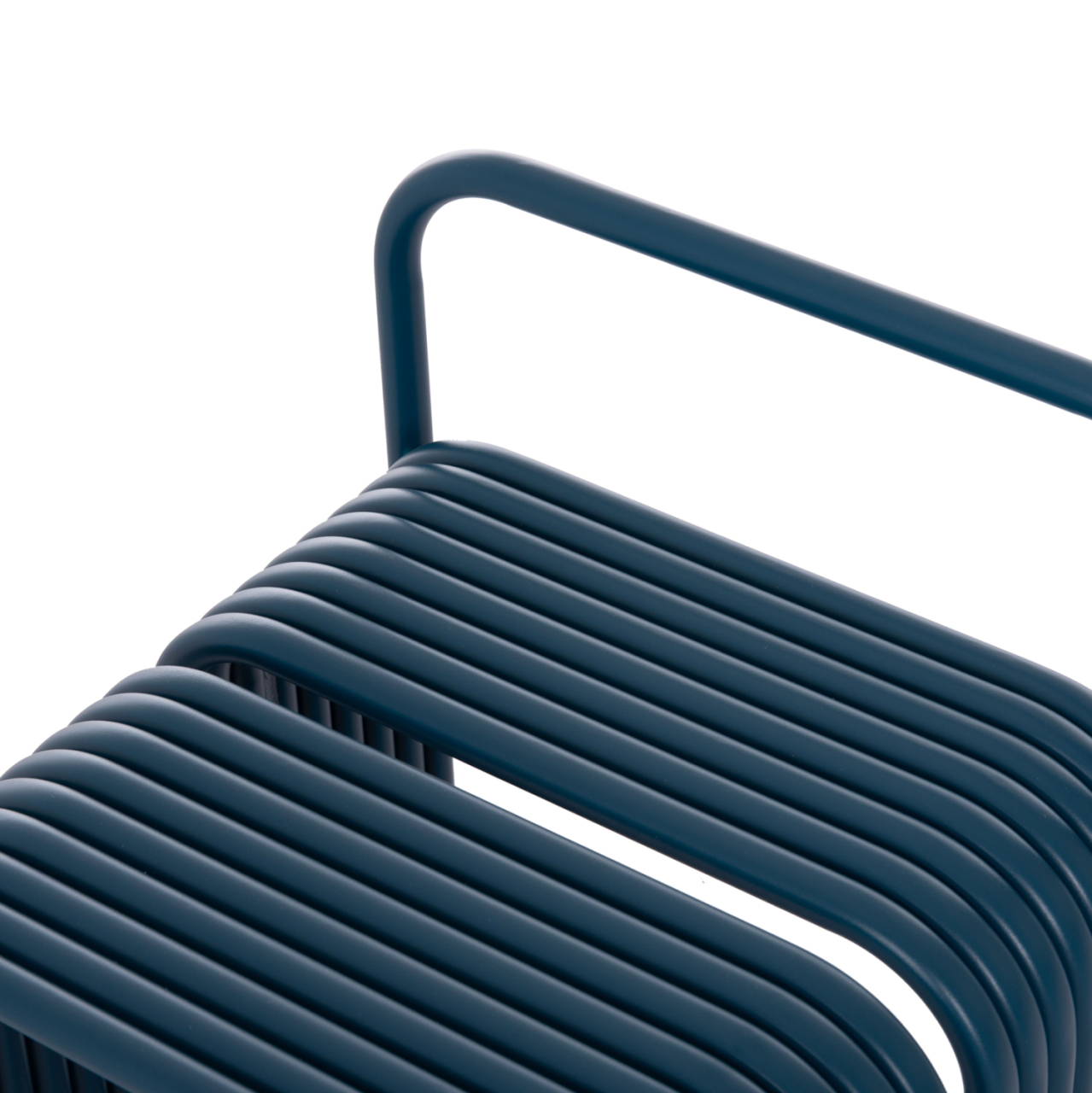 STOOL SERIES INTREPID HM6326.08 ALUMINUM IN BLUE COLOR 40x38x55Hcm. [8]