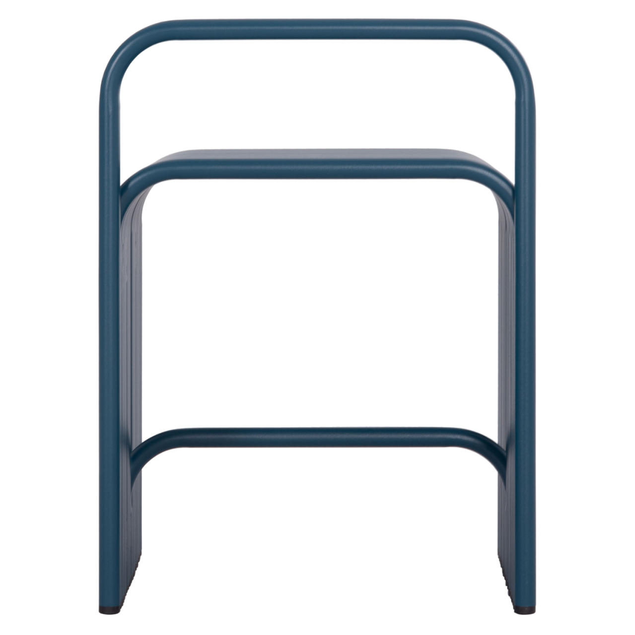 STOOL SERIES INTREPID HM6326.08 ALUMINUM IN BLUE COLOR 40x38x55Hcm. [6]