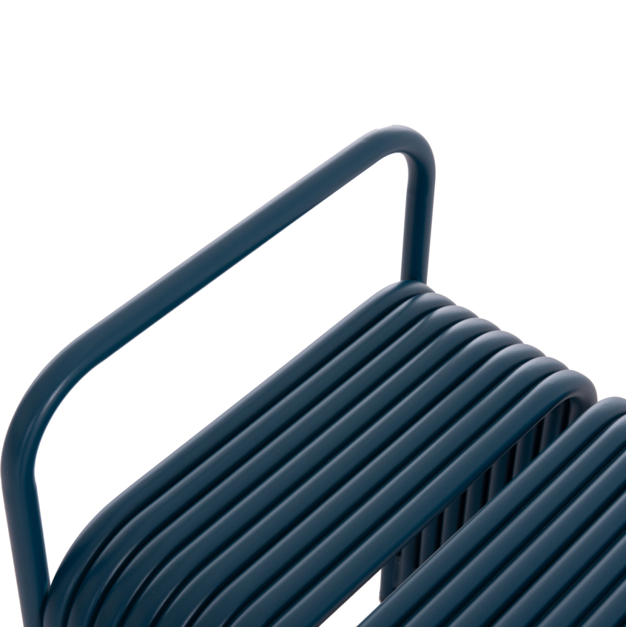 STOOL SERIES INTREPID HM6326.08 ALUMINUM IN BLUE COLOR 40x38x55Hcm. [7]
