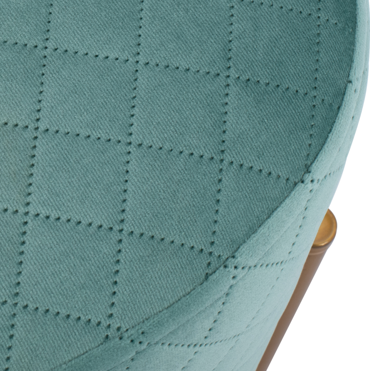 Stool Sinta HM8638.07 peanut shade with gold base 42x42x38cm [6]