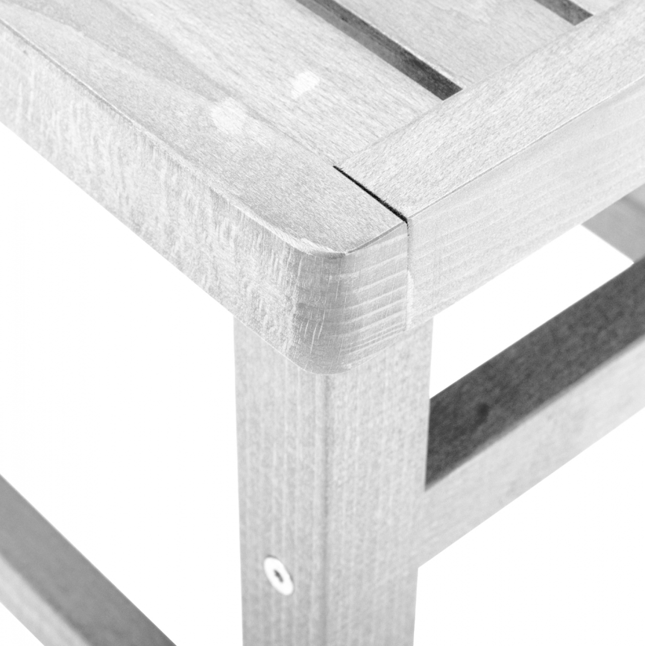 Stool-Table auxiliary White Soaking Koli 40X40X45cm HM289.01 [6]