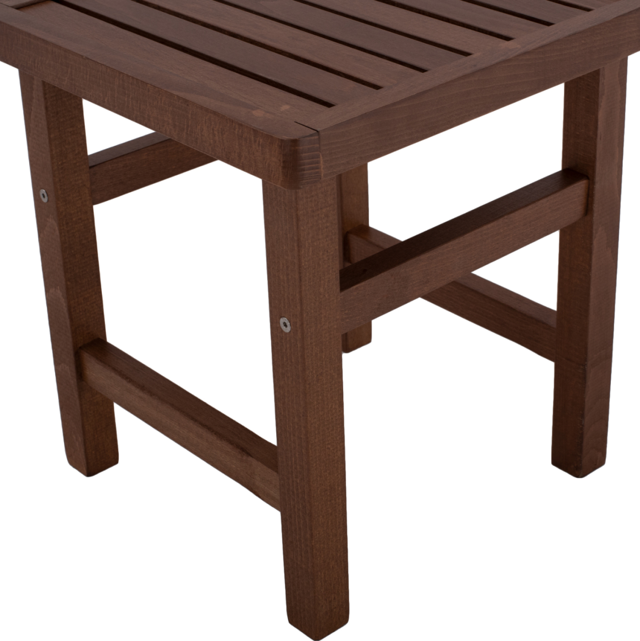Stool-Table Walnut Soaking Koli 40x40 40Χ40X45cm HM289.02 [5]
