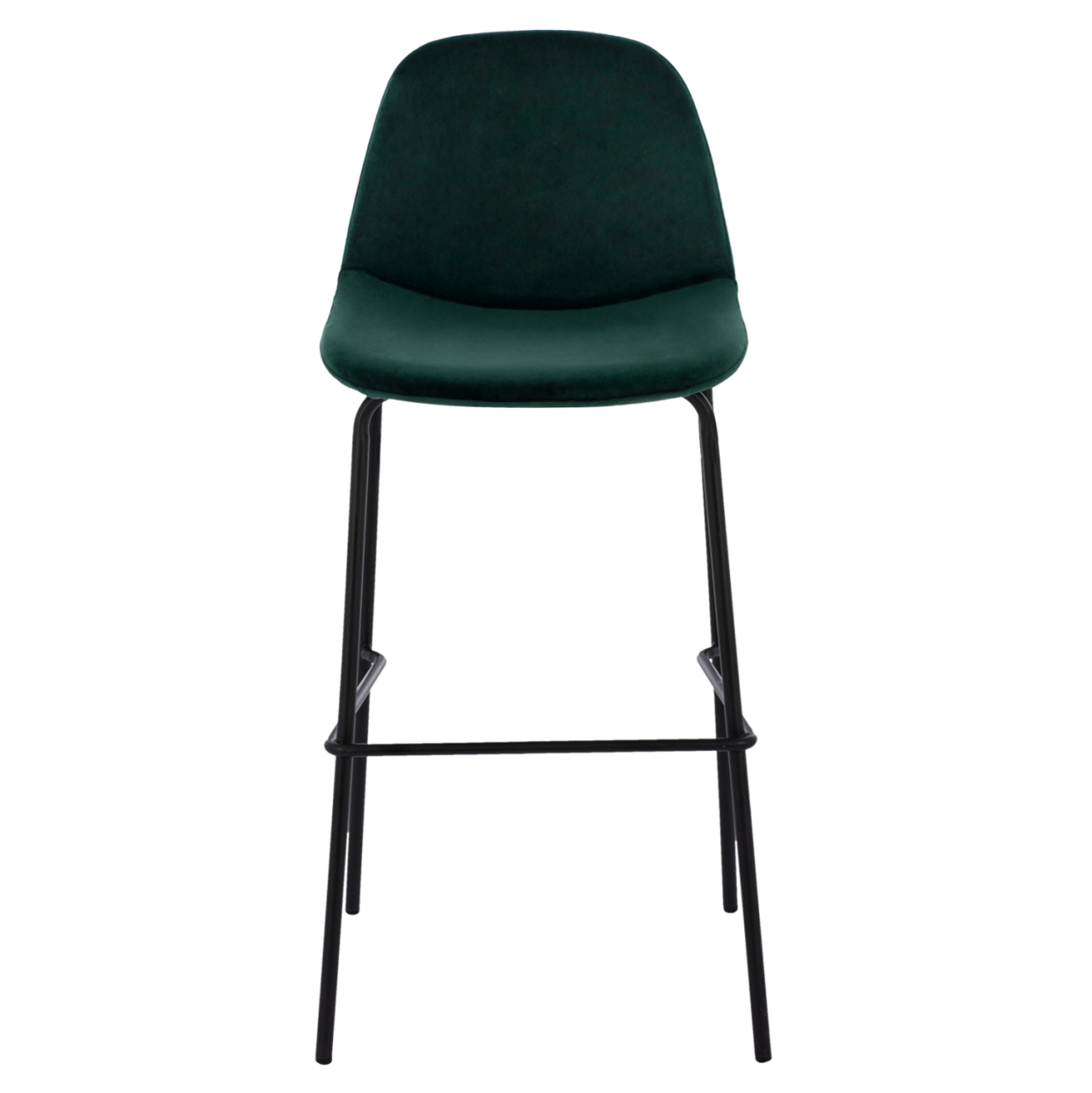 Stool VINCENT HM8579.13 VELVET GREEN AND METAL FRAME 56,5x47x106 cm. [3]