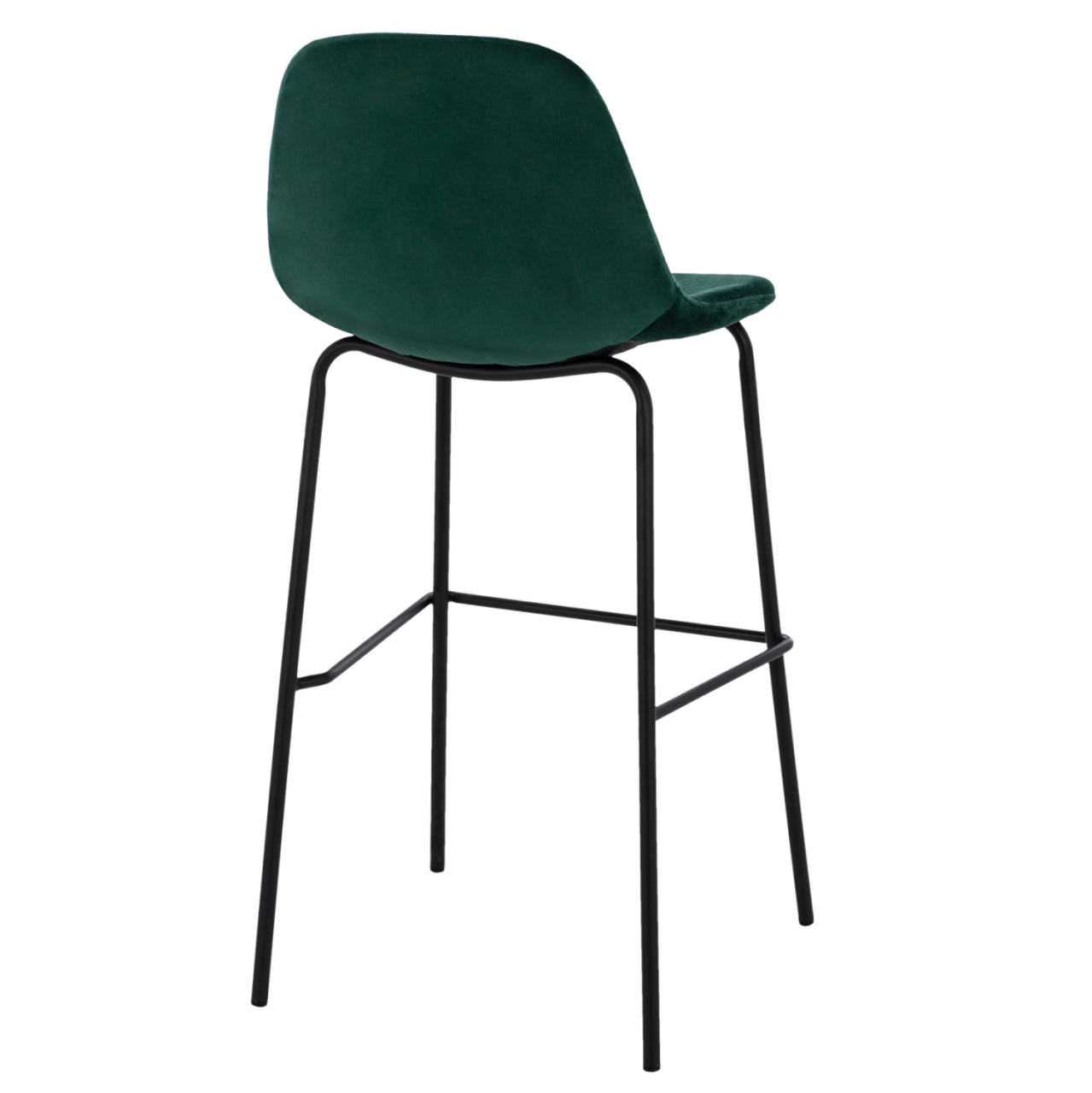 Stool VINCENT HM8579.13 VELVET GREEN AND METAL FRAME 56,5x47x106 cm. [5]