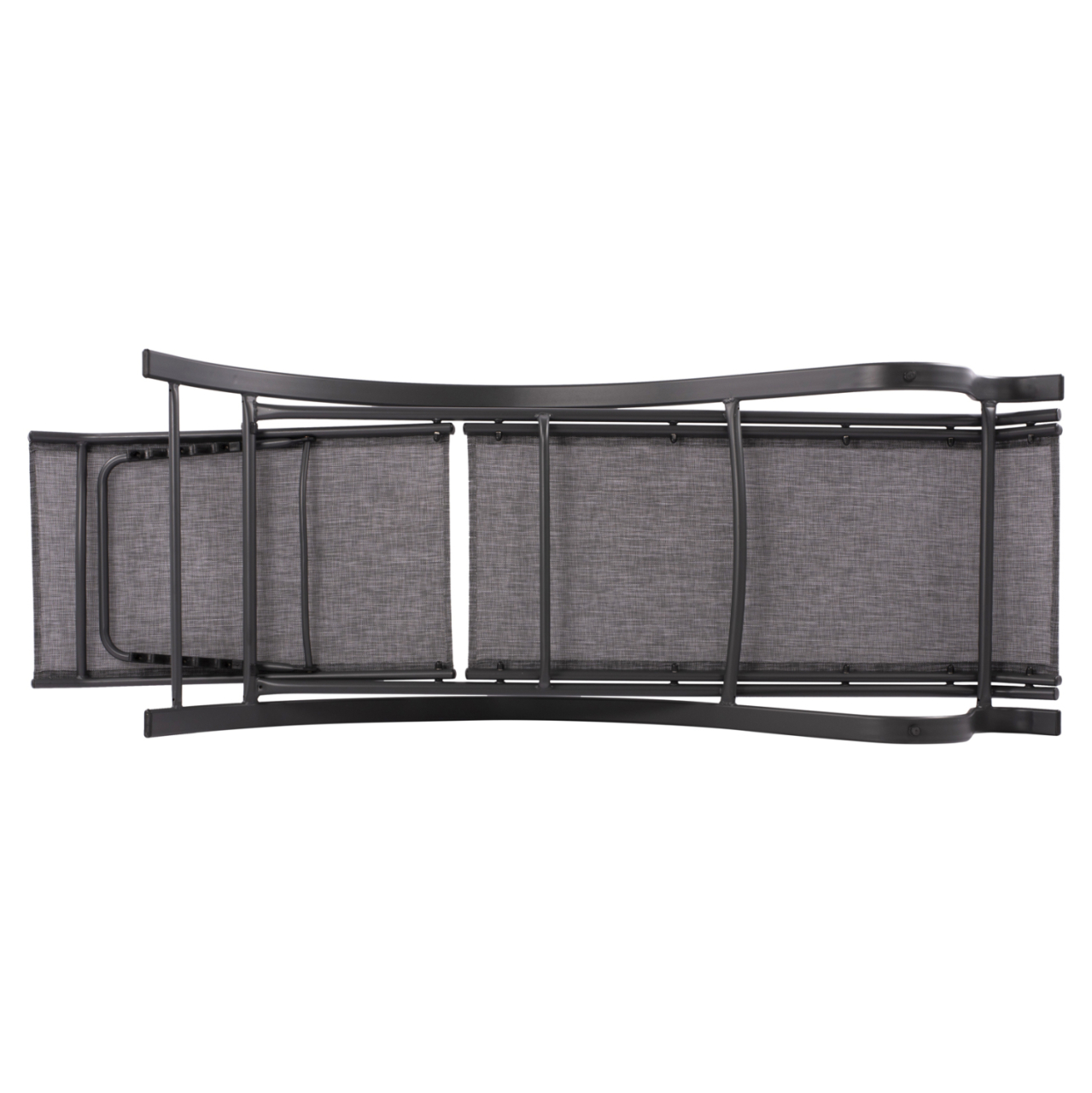 Sunbed Aluminum Grey with textline grey HM5133.01 194x54-66x30 cm. [5]