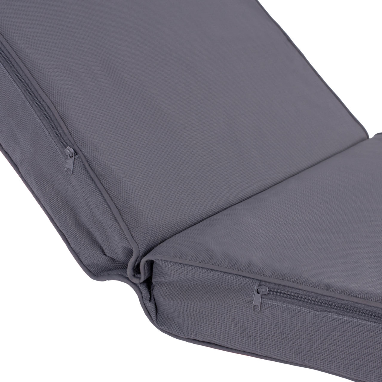 SUNBED CUSHION HM11237.30T TEXTLINE GREY 194(114+1+73)x72x11Hcm. [6]