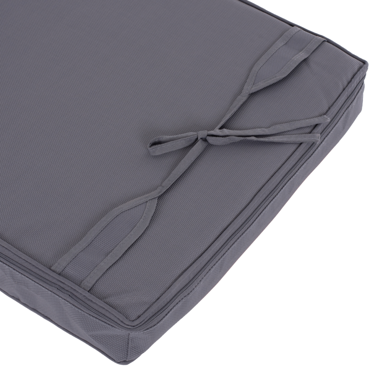 SUNBED CUSHION SIFNOS TEXTLINE GREY HM11236.30T 196(117+1+78)x58x9cm. [7]
