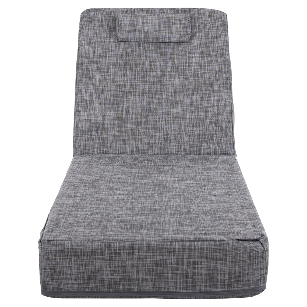 SUNBED CUSHION TEXTLINE GREY SIFNOS HM11761.10 200(120+80)x70x20Hcm. [6]