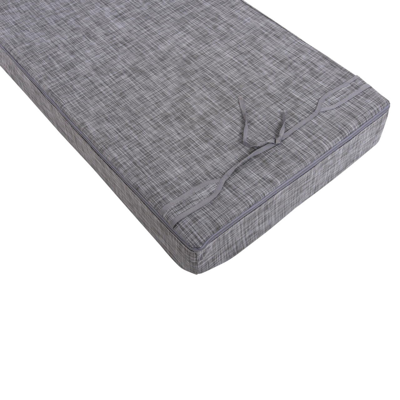 SUNBED CUSHION TEXTLINE GREY SIFNOS HM11761.10 200(120+80)x70x20Hcm. [9]