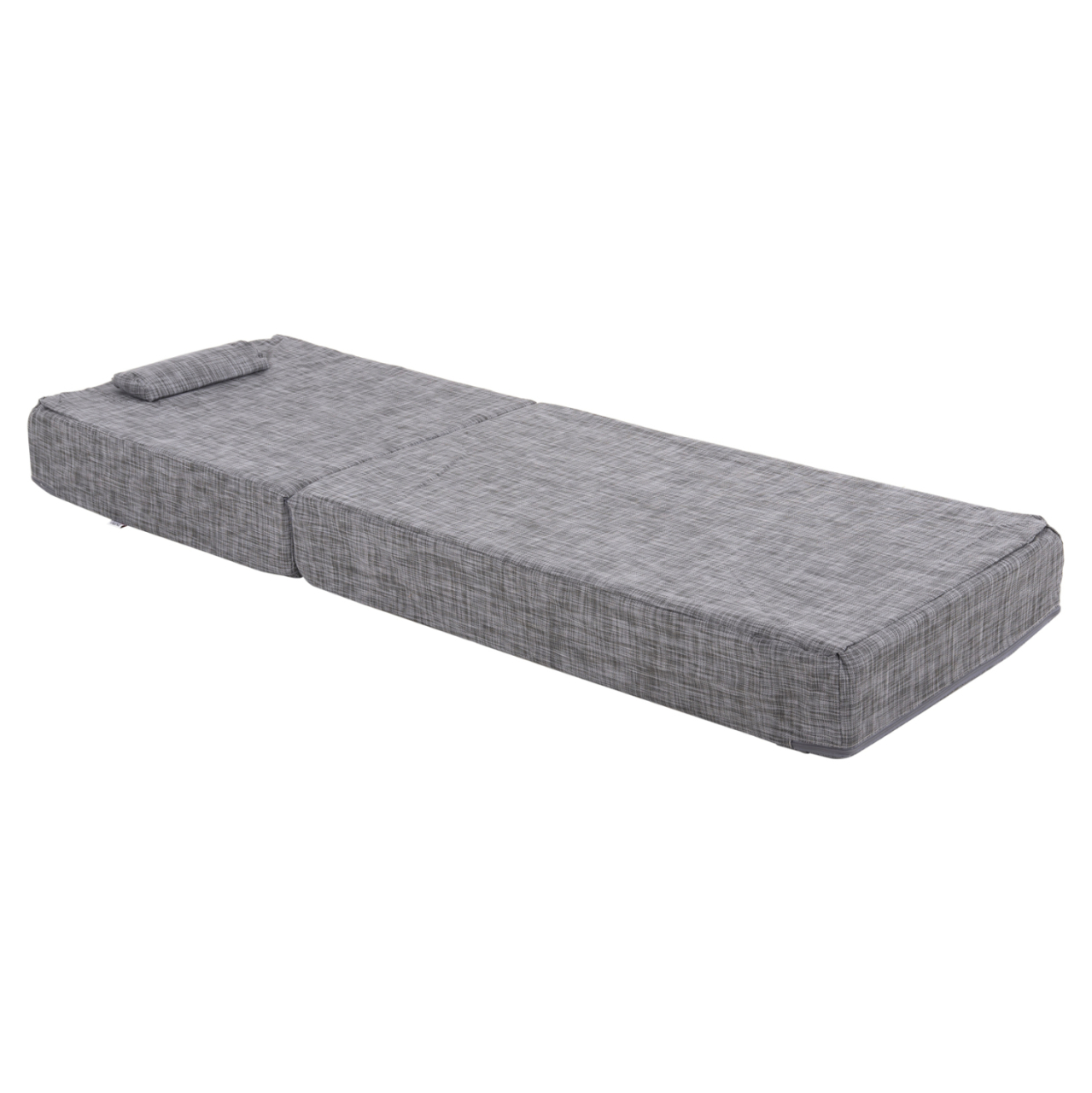 SUNBED CUSHION TEXTLINE GREY SIFNOS HM11761.10 200(120+80)x70x20Hcm. [3]