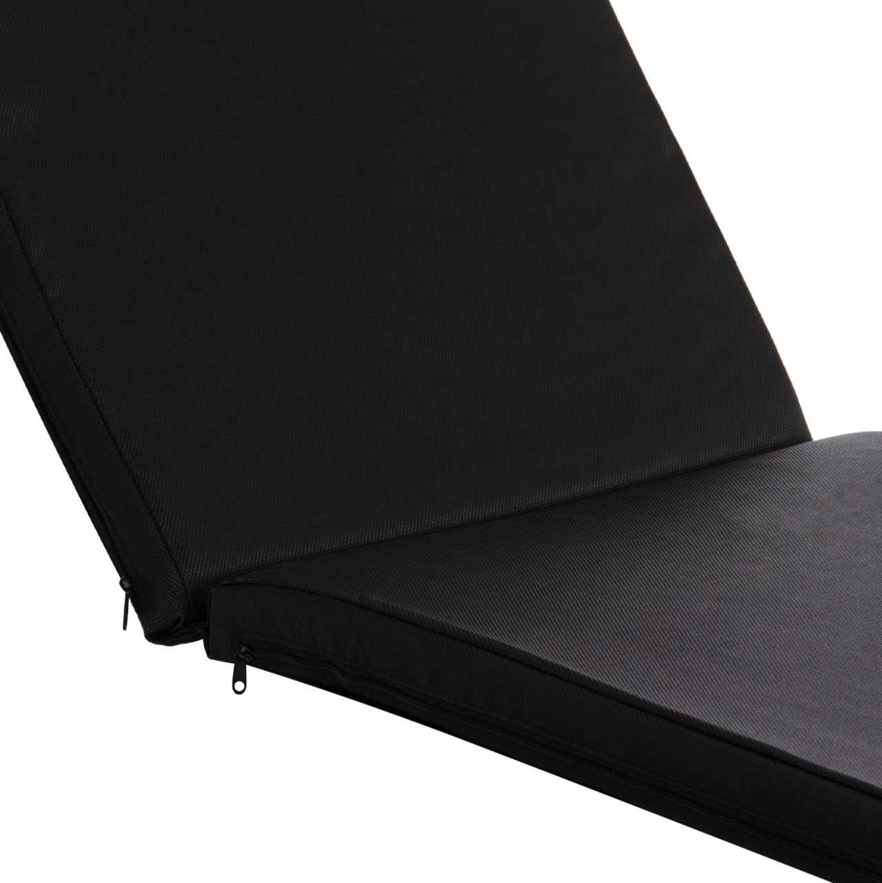SUNBED CUSHION WITH HEADREST SIFNOS HM11234.15T - TEXTILENE 600g/m2 2x1 - BLACK [9]